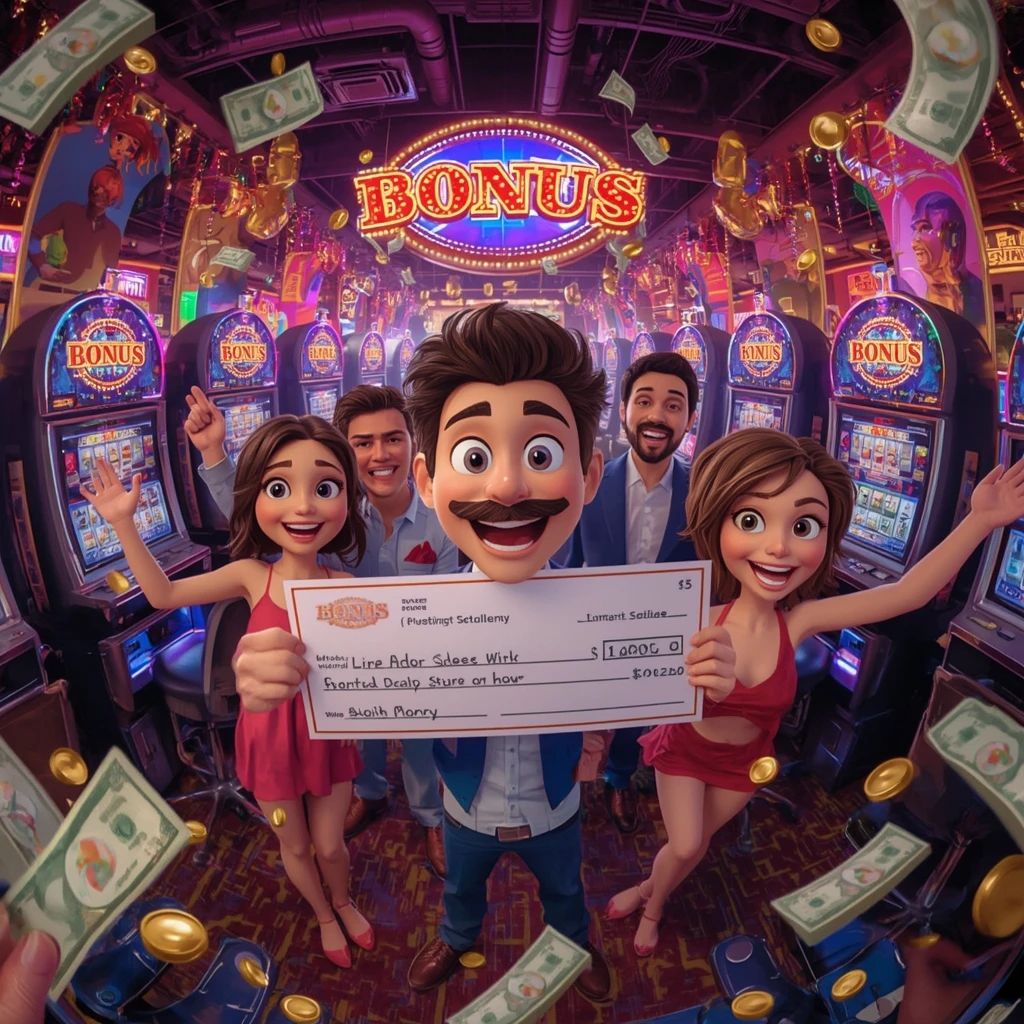 bonus dans les mains de l'homme au casino CABARINO CASINO