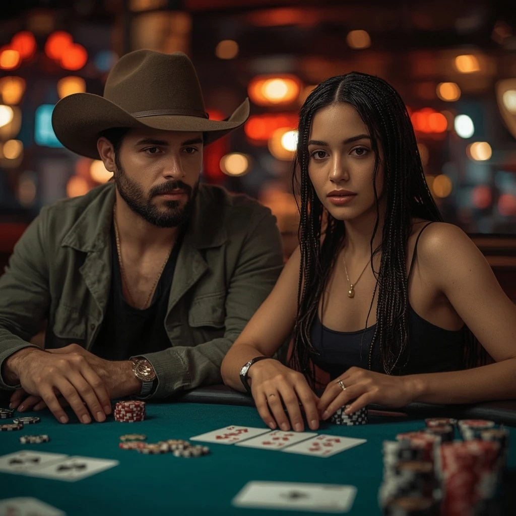 photo de deux joueurs de poker CABARINO CASINO