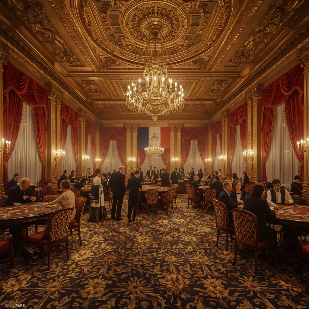 Le casino et le drapeau français Cabarino Casino